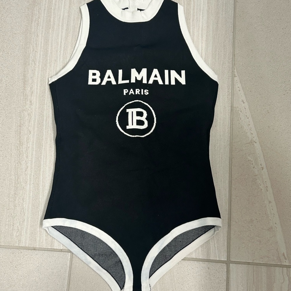 Balmain Monochrome Textured Fabric